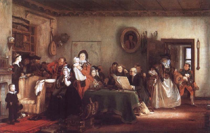 Reading the Will, Sir David Wilkie